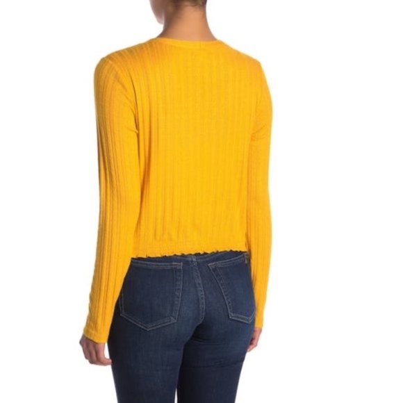 Abound Women's Pointelle Knit Crop Sweater - Picture 2 of 8